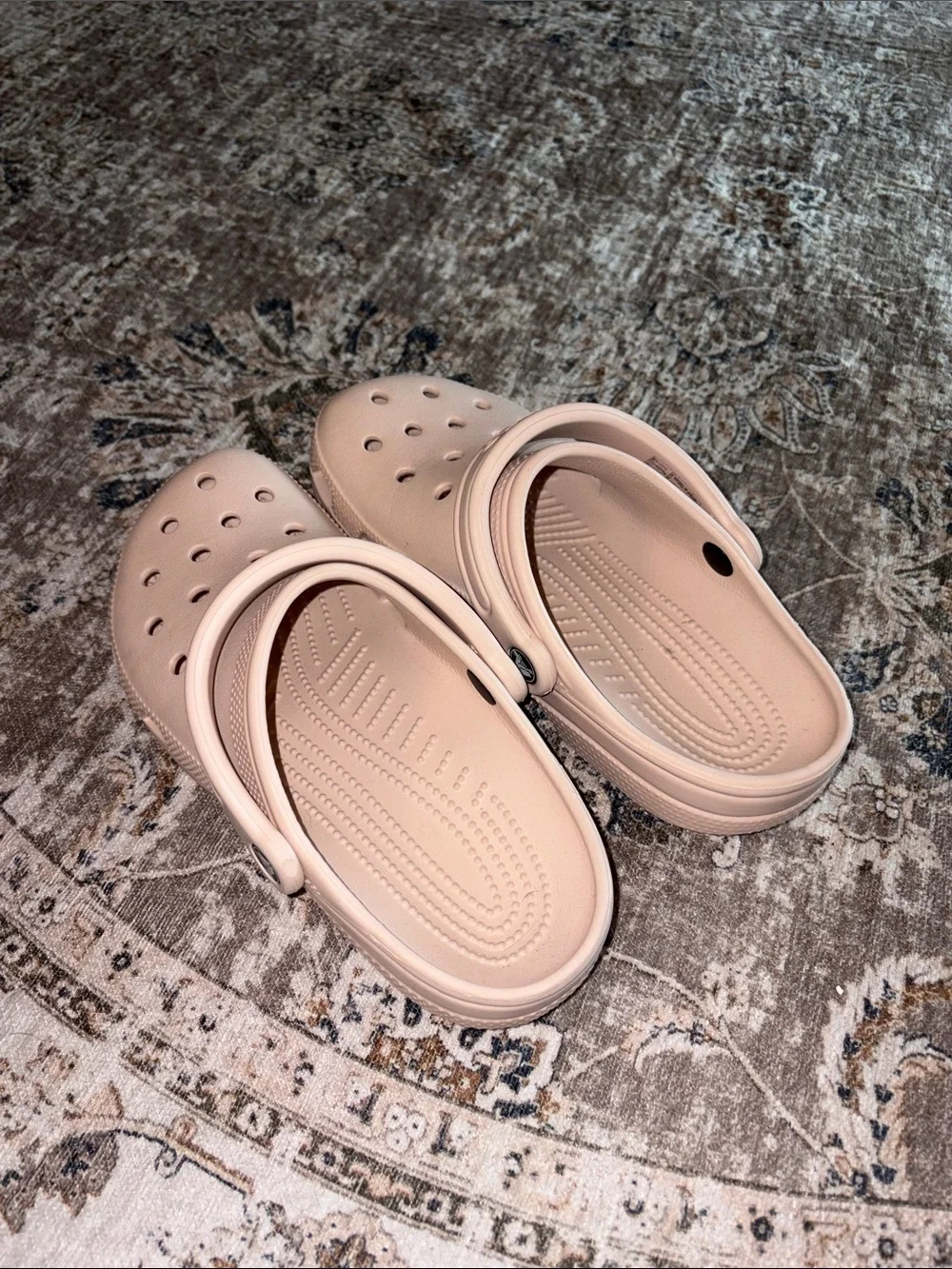 CROCS Kids Classic Clog in Blush Pink